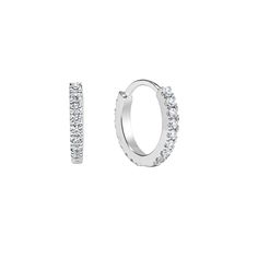 PRICES MAY VARY. The Caratant 14k Solid Gold Diamond Huggie Earrings (White) are a high-quality, luxury earring option. ption. Made from solid gold, these earrings will not fade or cause allergies. They feature lab-grown diamonds that are DEF VS~VVS quality, meaning they are clear and high-quality. 0.25ct/32pcs The design is classic and minimalistic, making them perfect for daily wear. Overall, these earrings are a great investment for anyone looking for a timeless and high-quality piece of jewe