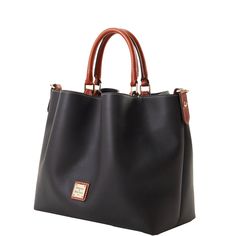 Uniquely Yours  This classic Dooney style is reborn with rich, smooth leather and rich color. Classic Evening Satchel With Leather Handles, Classic Satchel With Leather Handles, Beautiful Handbags, How To Make Handbags, Dooney And Bourke, Types Of Bag, Dooney & Bourke, Handbag Shoes, Suitcases