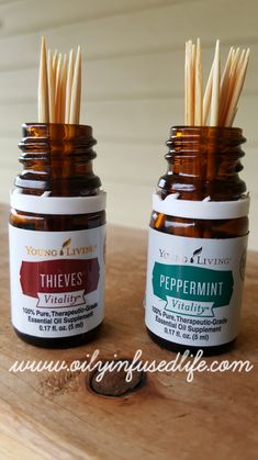 What do you do with your empty oil bottles? This is what I do with them. I try to get every single last drop! I love flavored toothpicks, but most of the time I make them up and put them in the Hub… Vendor Event Ideas, Yl Oils, Healthy Man, Ginger Essential Oil, Oil Remedies, Diy Kosmetik, Essential Oils Gifts