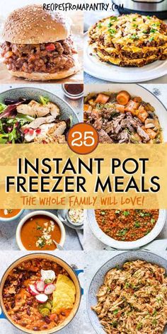 an image of instant pot freeze meals