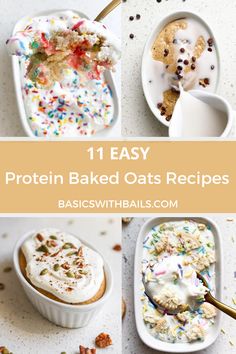 the steps to make protein baked oats recipe