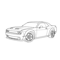 a drawing of a car on a white background