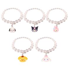 PRICES MAY VARY. ✨【5 PCS Kawaii Bracelet Set】: You will receive 5 pieces of Kawaii bracelets, every of them is different anime character crystal bracelets and can be worn alone or with each other. These cute crystal bracelets have the charm of anime characters, roses, stars and bows.The delicate bracelets will decorate your wrist and make you look different. ✨【High Quality Anime Bracelet】Our anime jewelry is made of high quality resin beads and accompanied with animals and other cute resin penda Kawaii Bracelet, Animal Bracelet, Anime Jewelry, Anime Cat, Birthday Party Gift, Cute Charms, Resin Beads, Cute Bracelets, Matching Bracelets