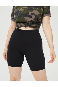 Aerie Clothing, Aerie Shorts, Aerie Offline, Black Biker Shorts, Offline By Aerie, Black Bike, Comfy Leggings, Aerie Pants, Mens Outfitters