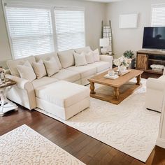 the living room is clean and ready for us to use in its new owner's home