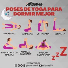 the yoga poses for beginners to do in different positions, with their names on them