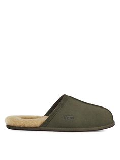 Ugg Men's Scuff Slippers - Forest NightMaterial Content: Suede upperSole: Leather17mm sheepskin insoleFoam footbedSuede outsoleHeat-embossed UGG® logoRN 88276 Forest Night, Mens Uggs, Order Online, 12 Months, Dark Green, Slippers, Forest, Green