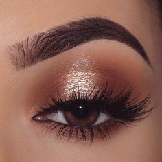 Soft Glam Eyeshadow, Glam Eyeshadow, Tutorial Eyeliner, Mekap Mata, Glam Bride, Gold Eye Makeup, Makeup Tip, Eye Palettes