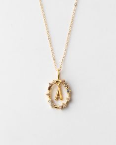 plp_main; Material: Vermeil Gold Letter Pendants, Hopelessly Romantic, Spinel Gemstone, Dainty Chain, Jewelry Lookbook, Letter Pendants, Initial Pendant, Letter Necklace, Jewelry Inspo