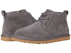 UGG Neumel - Women's Lace up casual Shoes : Shade : Enjoyed rugged, outdoor sensibility with legendary UGG® comfort. Full grain leather or suede upper with a traditional lacing system for easy on-and-off wear. Fully lined in luxurious, UGGpure wool. It's a luxurious, natural wool woven into a durable backing that enhances the overall product experience. UGGpure delivers a plush sensory experience with every wear. Generously cushioned footbed is lined in UGGpure wool. Treadlite by UGG outsole pro Casual Chukka Boots With Plain Toe For Winter, Winter Suede Lace-up Chukka Boots, Suede Lace-up Chukka Boots For Winter, Casual Lace-up Chukka Boots For Winter, Classic Winter Chukka Boots With Suede Lining, Casual Winter Chukka Boots For Outdoor, Classic Winter Outdoor Chukka Boots, Classic Outdoor Winter Chukka Boots, Casual Winter Chukka Boots With Leather Footbed