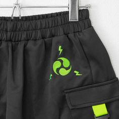 ACDC RAG CYBER PUNK vortex shorts NEON GREEN BLACK – YOU ARE MY POISON