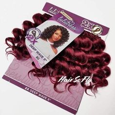 SENSATIONNEL Crochet Braiding Hair Sensationnel Lulutress Crochet Braid - 2X Deep Wave 8 Short Curly Crochet Hair, Curly Crochet Hair, 2024 Crochet, Wave Crochet, Curly Crochet Hair Styles, Short Braids, Crochet Braid, Hair Brands, Crochet Hair