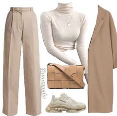 00s Mode, Beige Pants, Teenage Fashion Outfits, Lookbook Outfits