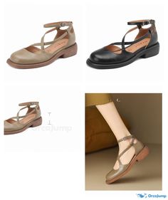 Orcajump – Comfortable Low-Heeled Sandal Shoes with Cooling Mesh – OrcaJump Store Summer Mary Jane Flats With Round Toe, Summer Closed Toe Mary Jane Flats, Spring T-strap Sandals With Heel Loop And Round Toe, Summer Mary Jane Flats With Rubber Sole, Casual Heels With Ankle Strap, Mary Jane Sandals With Platform And Round Toe, Casual T-strap Sandals With Platform And Round Toe, Casual Ankle Strap Heels Medium Width, Mary Jane Closed Toe Sandals For Spring