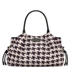 houndstooth Kate Spade Designer, Diaper Bag Essentials, Designer Diaper Bag, The University Of Alabama, Baby Changing Bags, Printed Handbags