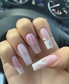 Paznokcie Hello Kitty, Acrylic Nails Coffin Pink, Acrylic Nails Coffin Short, Short Acrylic Nails Designs, Pink Acrylic Nails, Dope Nails