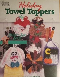 crochet holiday towel toppers pattern book