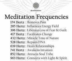 Spiritual Tips Life, Frequencies For Healing, Meditation Frequency Chart, Meditation For Spiritual Awakening, How To Start Spiritual Awakening, Spell To Increase Libido, Different Frequencies Meanings, Different Forms Of Meditation, Britta Core