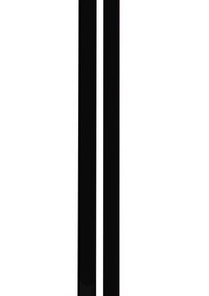 an image of two black poles on white background