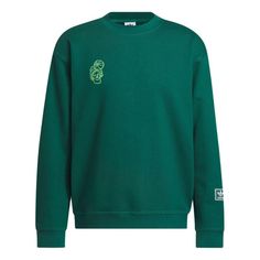 adidas Hoop York City Crewneck Sweatshirt Asia Sizing 'Green' IT4987 Limited Edition Sneakers, Apparel Shop, Sports Sneakers, Sport Sneakers, Crewneck Sweatshirt, York City, Crew Neck Sweatshirt, Limited Edition, Adidas