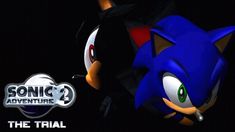 two sonic the hedgehogs are facing each other in front of a black background