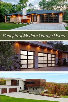 the benefits of modern garage doors for your home and how to use them in this project