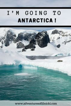 i'm going to antarticca in the arctic with text overlay