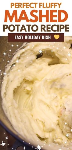 Want an easy mashed potato recipe? This is the ultimate choice for Thanksgiving or any meal! A great vegetarian side dish that’s perfect to make fresh or prep ahead and freeze. Freeze Mashed Potatoes, Mashed Potatoes With Skin, Homemade Mashed Potatoes Recipe, Frozen Mashed Potatoes, Mashed Potatoes Recipe Easy, Mashed Potato Recipe, Easy Mashed Potatoes, Fluffy Mashed Potatoes, Homemade Mashed Potatoes