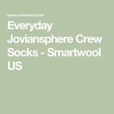 Everyday Joviansphere Crew Socks - Smartwool US