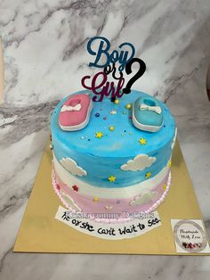 Baby Shower Theme Cake