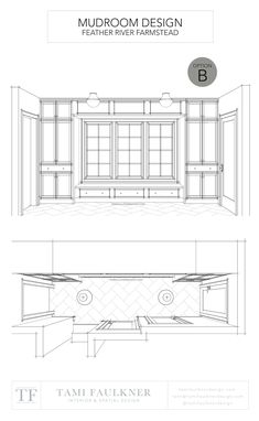 mudroom floor plan and layout