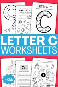 printable letter c worksheets for kids to practice their handwriting and writing skills