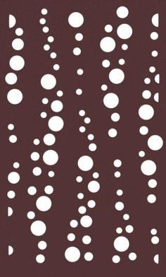 white circles on a brown background