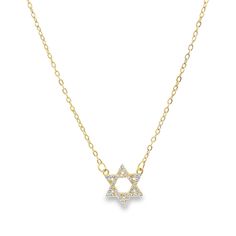 Introducing the Pave Star of David, a gorgeous and dainty accessory that is the perfect size. Carefully crafted with pave stones, this necklace is perfect by itself or layered with other pieces. Elevate your style with this elegant and versatile design.  About this item: Material: 18k Yellow Gold Filled Length: 16" with 1. 5" extension Cubic Zirconia Closure: Lobster Clasp Recommended to remove before showering, washing hands, swimming or any activities involving water. Avoid chemicals such as soaps, lotions, and perfumes. Store in sealed pouch when not wearing. Star Of David Necklace, Washing Hands, September Birthstone Jewelry, August Birthstone Jewelry, July Birthstone Jewelry, Jewelry Ring Box, Gifts For New Mums, Pearl Jewellery Earrings, Men's Jewelry Rings