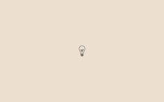 a black and white drawing of a lightbulb on a beige background, with the word think written below it