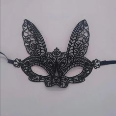 Black Lace Mask Perfect For Play Or Halloween. Don’t Forget To Check Out My Other Items Bundle & Save!! Thank You For Viewing!! Black Lace Mask, Snake Hair, Horn Headband, Lace Mask, Rainbow Butterfly, Butterfly Hair Clip, Heart Hair, Beaded Headband, Ribbon Hair Bows