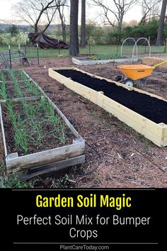 garden soil magic perfect soil mix for bumper cropping and growing crops in raised beds