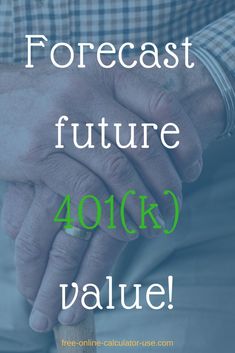 two hands holding each other with the words, forecast future 40 / 40 value