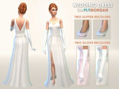 Sims 4 Wedding Dress CC