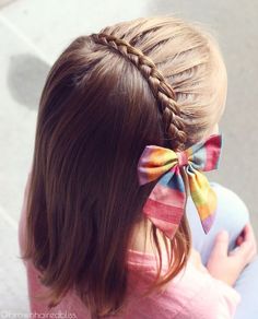 Cute Braiding Hairstyles, Dutch Lace Braid, Recital Hair, Lace Headband Braid, Braiding Hairstyles, Short Hair Ponytail, Teenage Hairstyles, Hairstyles Cute