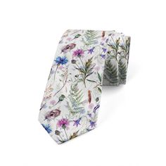 Add more color and elegance to your formal looks with these unique ties for men. %100 silky feel breathable satin polyester fabric will ensure your comfort for all day or night long. Match your already- have tie pins with our various patterned cool ties. These ties are suitable for all formal and informal occasions. Create a formal look and feel the style and comfort at the same time during weddings, parties, banquets and more. Or you can choose a casual-formal look for everyday business. With d Flower Pocket Square, Floral Tie Wedding, Four In Hand Knot, Flower Pocket, Dad Wedding Gift, Watercolor Wildflowers, Unique Ties, Cool Ties, Tie Pin