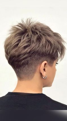 Short Spiky Hairstyles, Spiky Hair, Pixie Haircut For Thick Hair, Short Hair Undercut