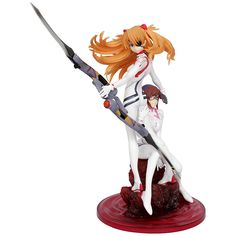 EVA Asuka Mari Gk PVC Statue Action Figurine Desk Collectible Anime Model Toys Figures Gift 26cm Asuka Figurines, Evangelion Asuka, Asuka Langley Soryu, Anime Model, Asuka Langley, Toy Figures, Anime Figures, Action Figures, Figurines