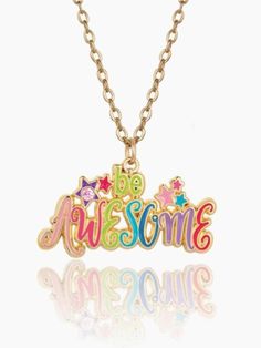 Be Awesome Funky Sunglasses, Exclamation Point, Toy Bags, Be Awesome, Self Empowerment, Girls Accessories, Sensitive Skin, Gold Necklace, Charm Bracelet