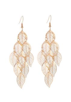 These exquisite earrings effortlessly blend timeless elegance with contemporary flair, making them an exceptional addition to your jewelry collection.Crafted with intricate attention to detail, these earrings feature a captivating multilayer hollow leaf design that dangles gracefully, creating a mesmerizing sense of movement with every step you take. The delicate filigree work showcases a level of craftsmanship reminiscent of bygone eras, adding a touch of nostalgia to your look.These earrings a Elegant Leaf-shaped Party Jewelry, Elegant Leaf-shaped Jewelry For Party, Leaf-shaped Metal Party Jewelry, Metal Leaf-shaped Jewelry, Elegant Leaf-shaped Metal Earrings, Pierced Leaf-shaped Metal Earrings, Metal Leaf Shaped Earrings, Metal Leaf-shaped Pierced Earrings, Stone Dangle Earrings