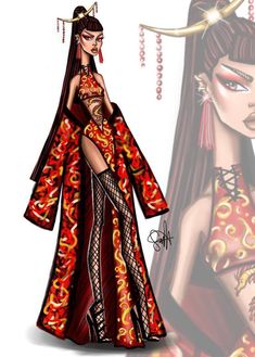 Hayden Williams Fashion, Fashion Model Sketch, Drag Make-up, Fashion Sketches Dresses