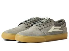 Lakai Griffin - Men's Skate Shoes : Grey/Glow Suede : Fly high and make each trick a slam dunk with the dynamic Lakai Griffin skate shoes. Skateboard shoes with durable suede uppers. Form-fitting upper for increased board feel. Shock absorbing EVA midsole. Flexible lightweight vulcanized construction with crated midsole for improved support. Tacky gum rubber outsole. Imported. Measurements: Weight: 1 lb Product measurements were taken using size 10, width D - Medium. Please note that measurement Suede Skate Shoes With Speckled Midsole And White Sole, Suede Lace-up Skate Shoes For Skateboarding, Mid-top Skate Shoes With Vulcanized Sole For Skateboarding, Mid-top Skate Shoes With Vulcanized Sole, Mid-top Vulcanized Skate Shoes, White Skate Shoes With Speckled Midsole, Mid-top Skate Shoes With Rubber Sole For Skateboarding, Mid-top Suede Skate Shoes With Rubber Sole, Mid-top Skate Shoes With White Sole For Skateboarding