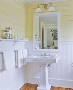 the bathroom is clean and ready to be used by someone in their home or business