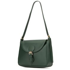 When room is what you need, opt for this comfortable and roomy shoulder bag. Featuring a flap op with magnetic closure and buckle hardware detail. Green Satchel Shoulder Bag For School, Green Shoulder Bag For School, Green Shoulder Bag With Detachable Strap For School, Green Office Crossbody Shoulder Bag, Green Satchel With Hasp Closure, Green Satchel Shoulder Bag For Office, Green Crossbody Shoulder Bag For Office, Green Crossbody Shoulder Bag For School, Green Flap Satchel For Everyday Use