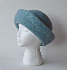 Ravelry: Breton Felted Hat pattern by Cindy Pilon . add fur yarn to brim before felting Wool Hat Pattern, Breton Hat, Grandma Knitting, Felted Bags, Hats Pattern, Felted Hats, Hats Knitted, Felted Hat, How To Wash Hats